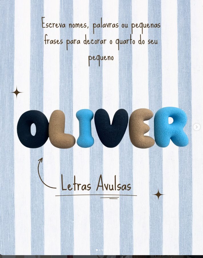 Letras com o nome Oliver